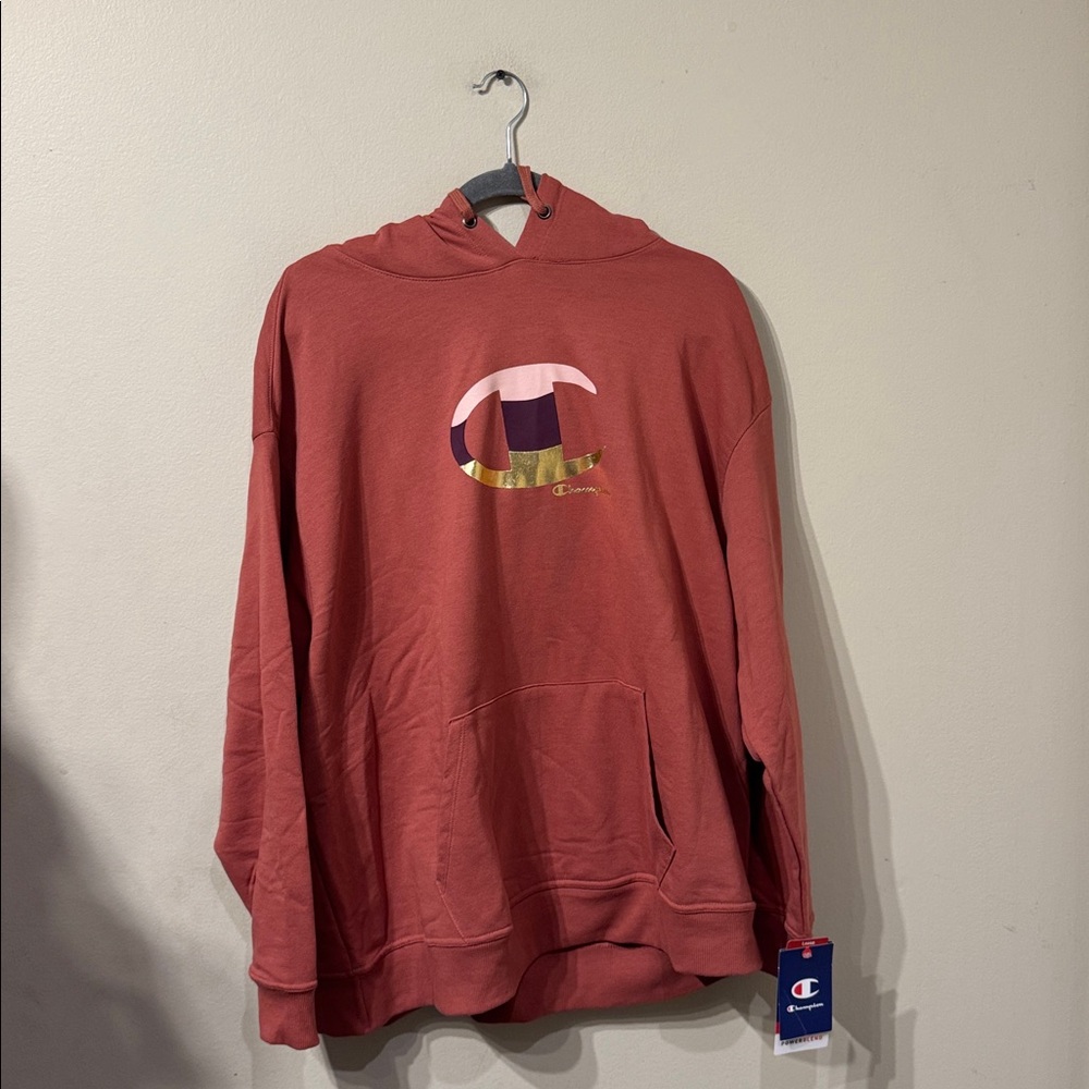 Plus Size Champion Pullover Sweatshirt w/ Hoodie sz 3X NWT NEW Kangaroo Pocket